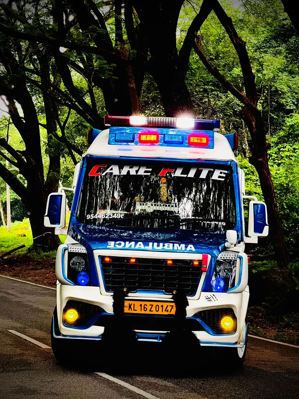 Careflite Advanced Life Support ambulance side view